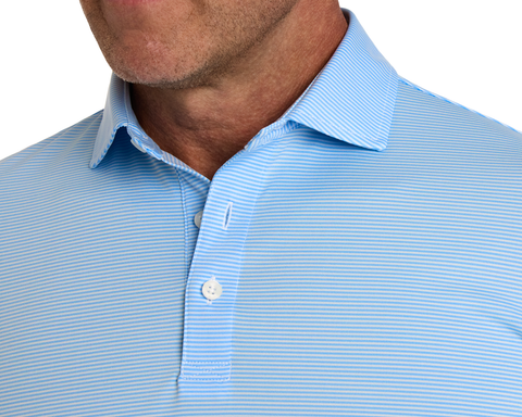 The Perkins Shirt: Vista Blue & White