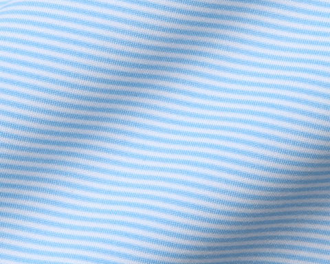 The Perkins Boys Shirt: Vista Blue & White