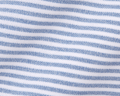 The Maxwell Shirt: Heathered Bedford & White