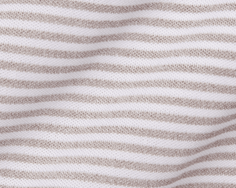 The Maxwell Shirt: Heathered Dune & White