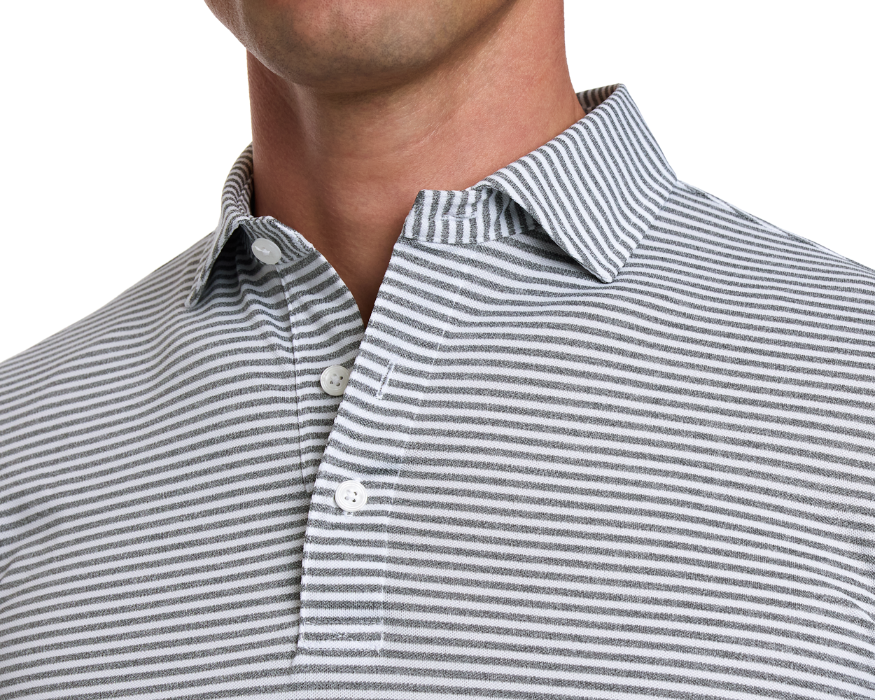 The Maxwell Shirt: Gray & White