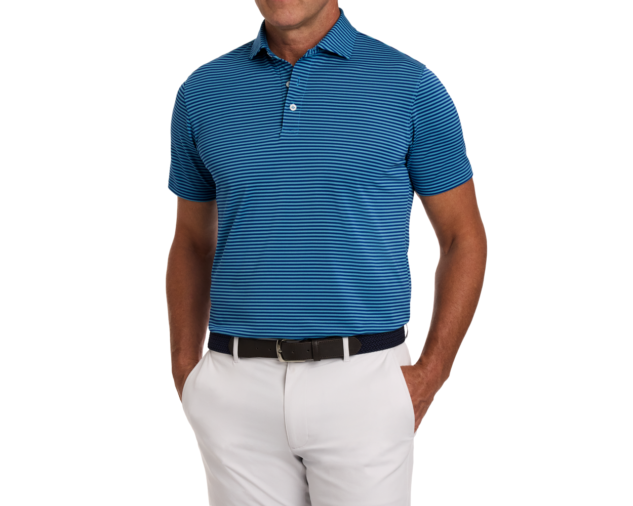 The Maxwell Shirt: Maidstone Blue & Harbor