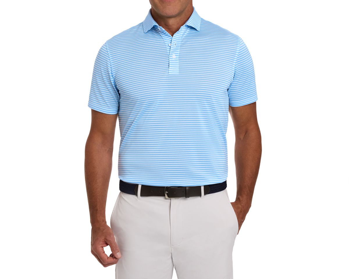 The Maxwell Shirt: Vista Blue & White