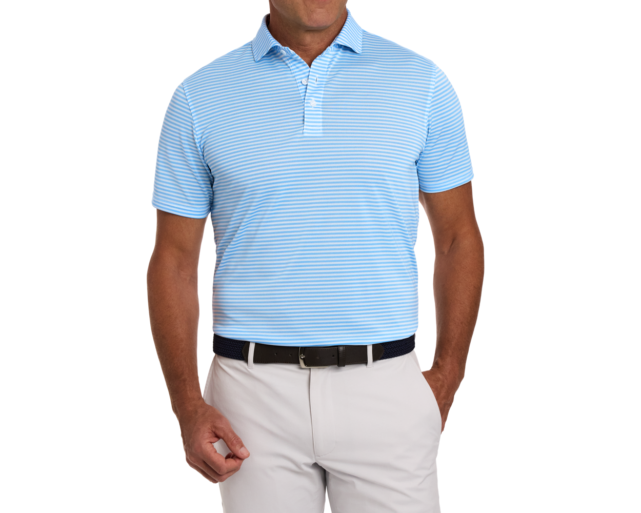 The Maxwell Shirt: Vista Blue & White