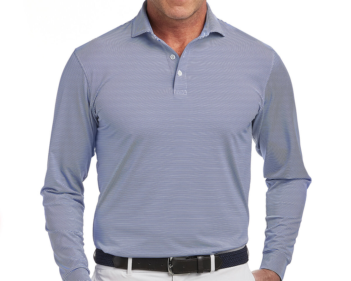 The Burke Shirt: Aberdeen Blue & White