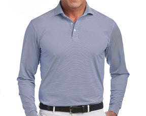 The Burke Shirt: Aberdeen Blue & White