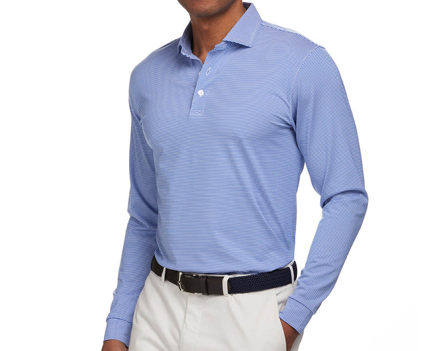 Men's Long Sleeve Polo Golf Shirts Holderness & Bourne