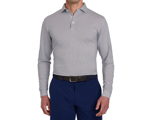 The Burke Shirt: Gray & White