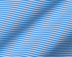 The Burke Shirt: Horizon Blue & White