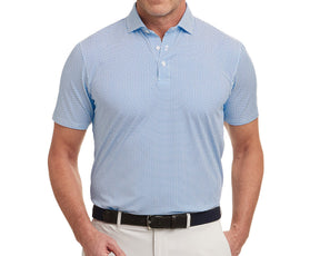 Holderness & Bourne The Duncan Men's Blue & White Polo Shirt