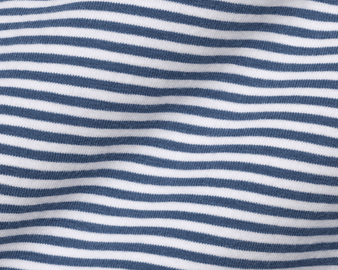 The Herron Shirt: Pacific Blue & White