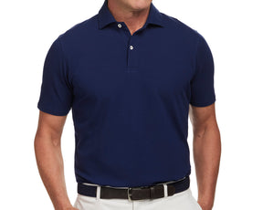 Holderness & Bourne Men's Navy Blue Polo Shirt 
