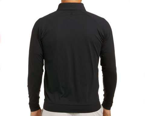 The Westland Quarter-Zip: Black