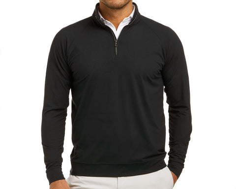 The Westland Quarter-Zip: Black