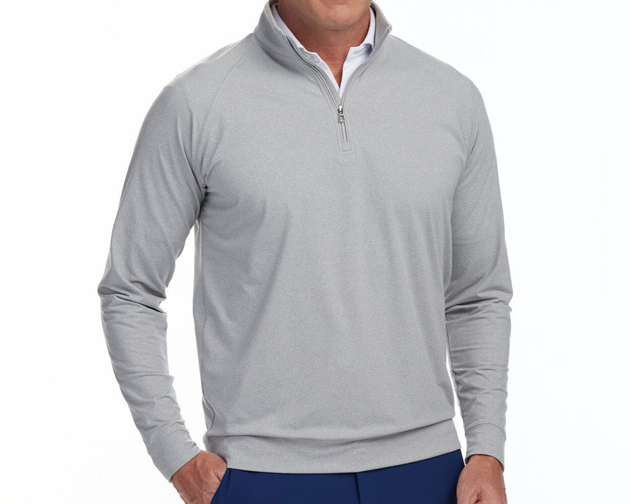 Men's Gray Quarter Zip Holderness & Bourne