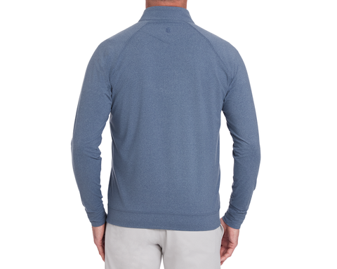 The Westland Quarter-Zip: Heathered Andover