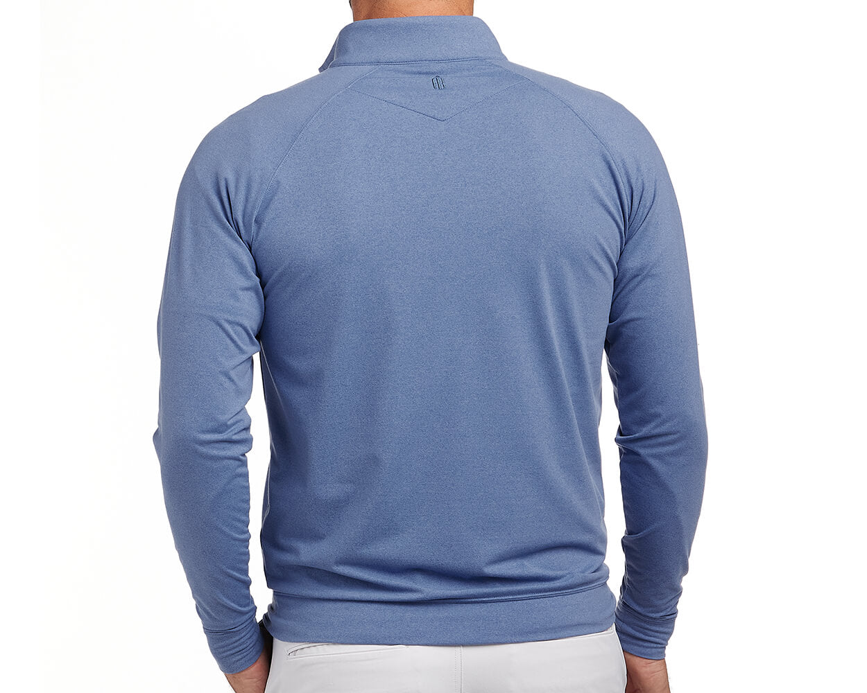 The Westland Pullover: Heathered Aberdeen Blue