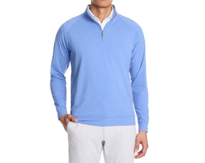 The Westland Pullover: Heathered Marlin Blue