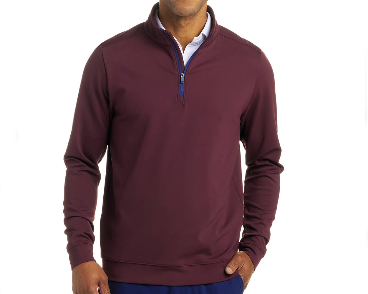 The Dawson Pullover: Dark Claret