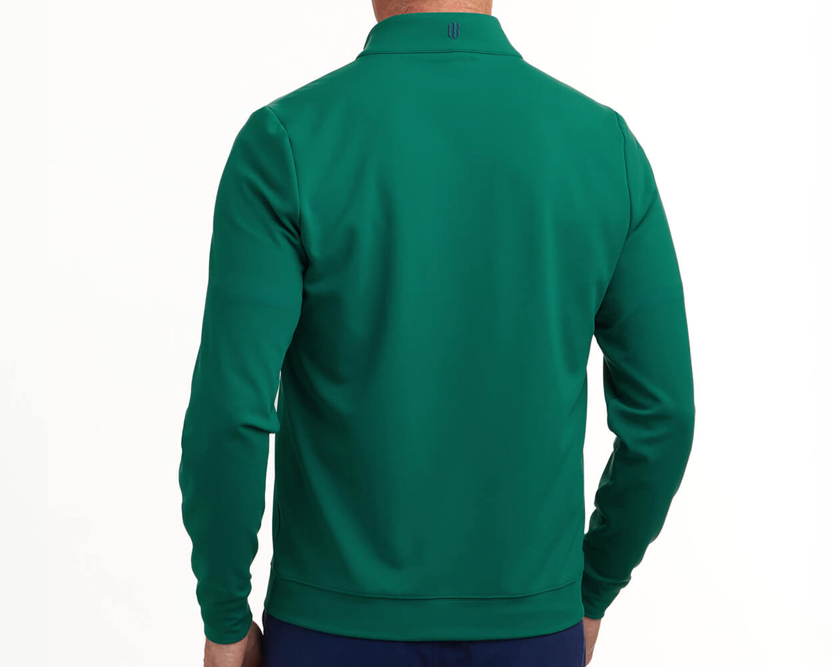 Men’s Kelly Green Quarter Zip Holderness & Bourne
