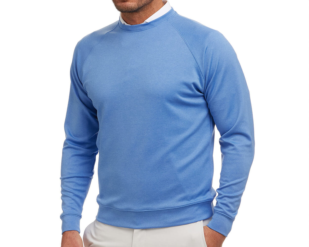 The Betts Pullover: Heathered Oxford