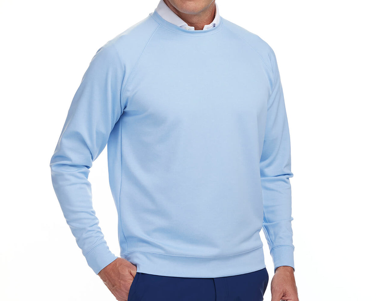 The Betts Pullover: Heathered Windsor