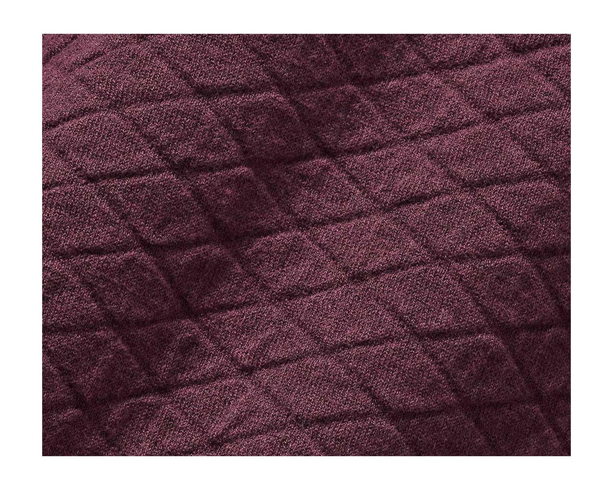 The Ward Sweater: Heathered Dark Claret