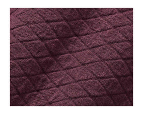 The Ward Sweater: Heathered Dark Claret