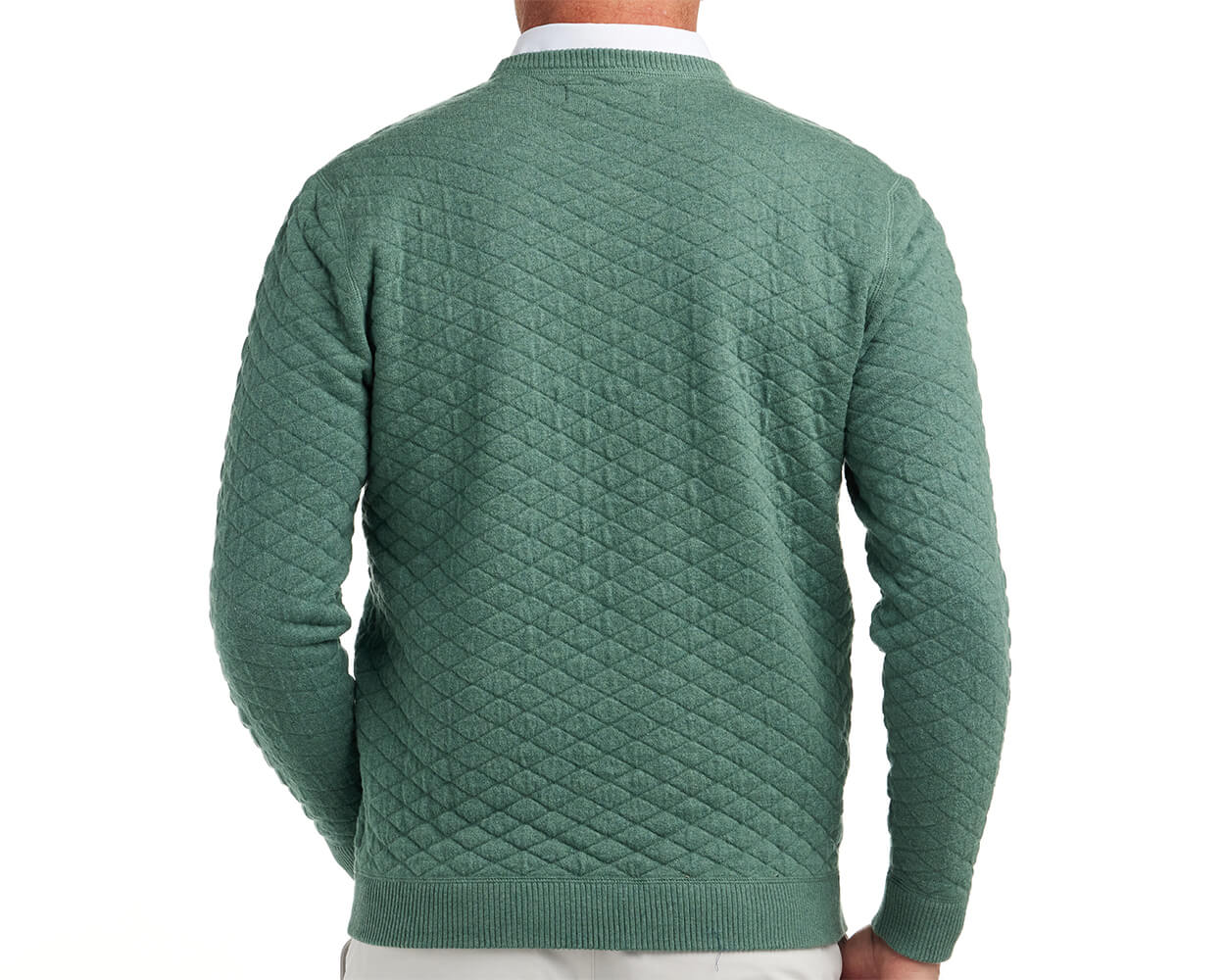 The Ward Sweater: Heathered Dark Sage