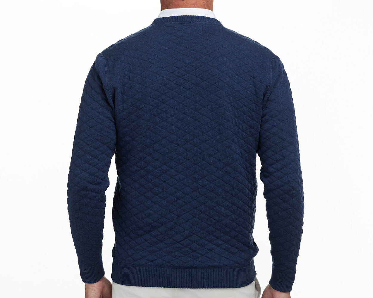 The Ward Sweater: Heathered Navy