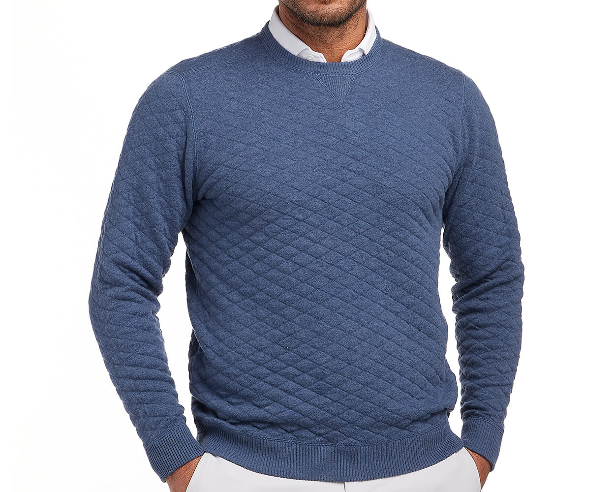 The Ward Sweater: Heathered North Sea