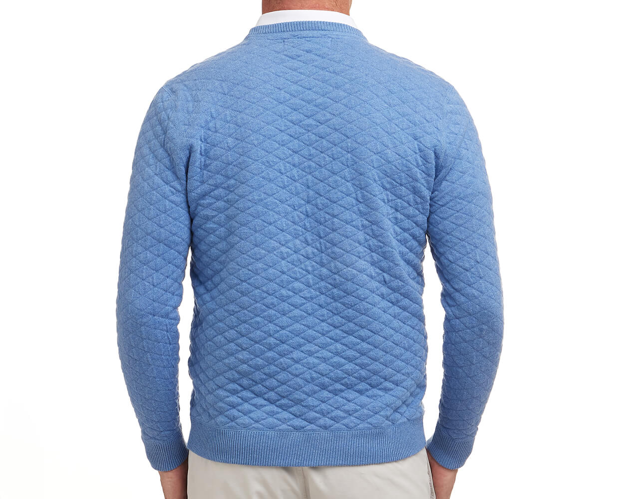 Holderness & Bourne  The Ward Men’s Light Blue Cotton Sweater