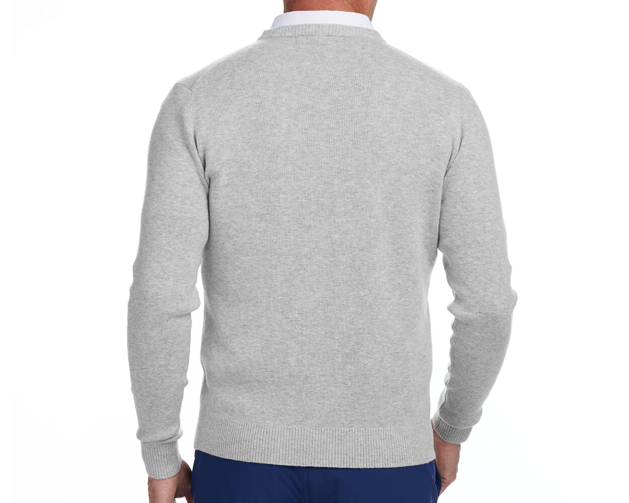 Yale Golf Course Sargent Sweater: Heathered Gray