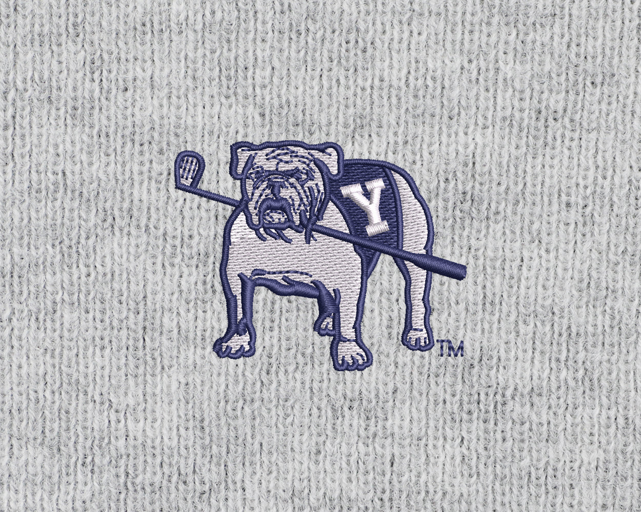 Yale Golf Course Sargent Sweater: Heathered Gray