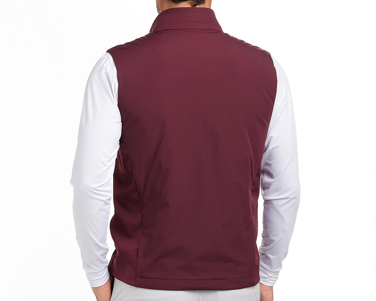 Holderness & Bourne The King Men’s Burgundy Performance Vest