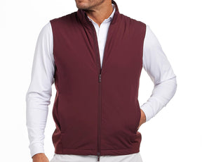 Holderness & Bourne The King Men’s Burgundy Performance Vest