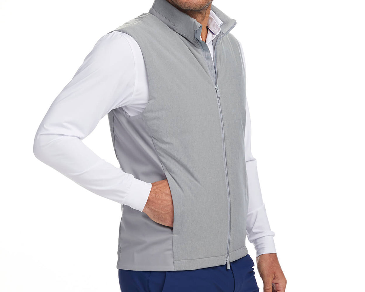 The King Vest: Heathered Gray