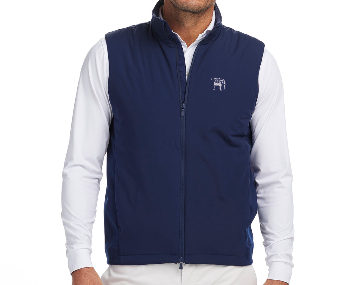 Holderness & Bourne Yale Golf Navy Blue Vest