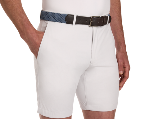 The Fischer Belt: Slate & Navy Basketweave