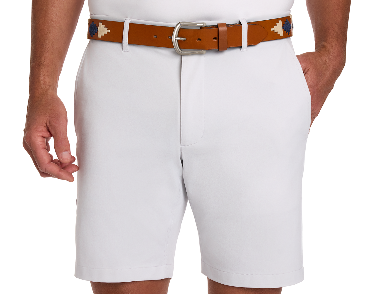 The Barker Belt: Chestnut/Dune/Navy