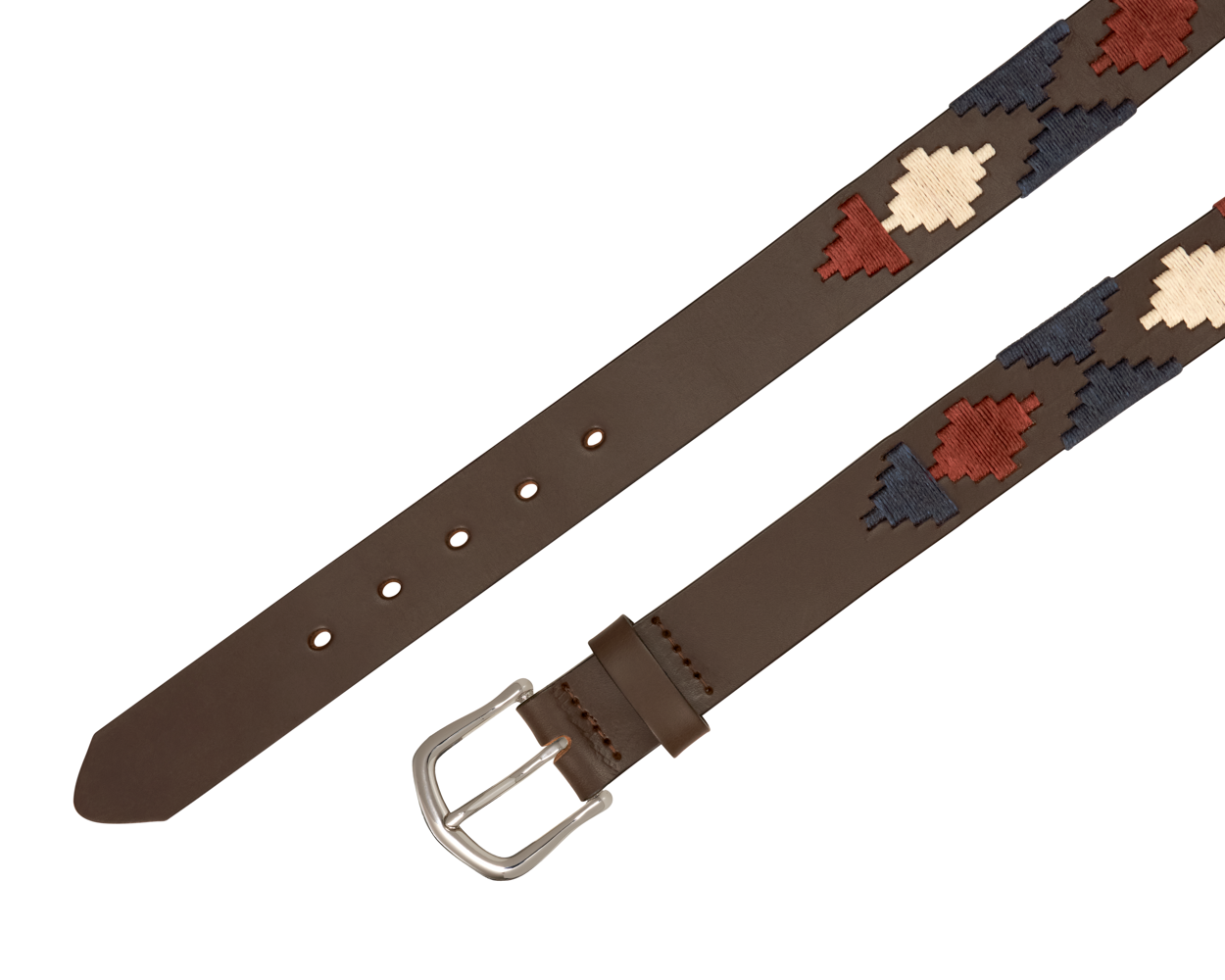 The Barker Belt: Brown/Navy/Claret/Stone