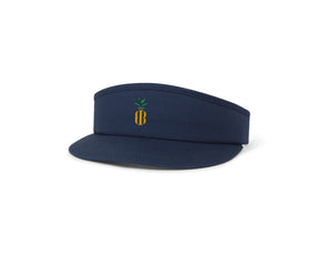 The Cocktail Tour Visor: Navy with Pineapple Icon