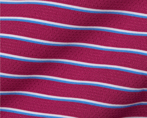 The Springer Shirt: Cabernet/White/Horizon Blue