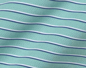 The Springer Shirt: Cascade Green/White/Pacific Blue