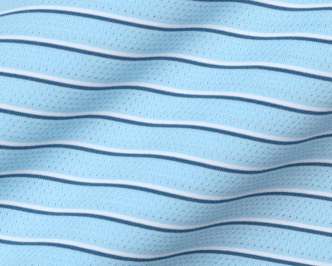 The Springer Shirt: Vista Blue/White/Pacific Blue