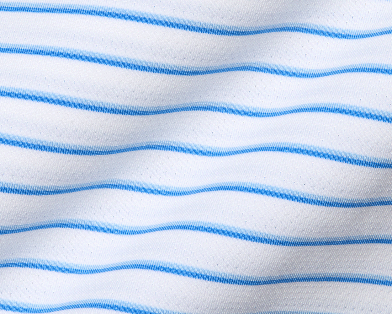 The Springer Shirt: White/Vista Blue/Horizon Blue