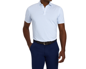 The Springer Shirt: White/Vista Blue/Horizon Blue