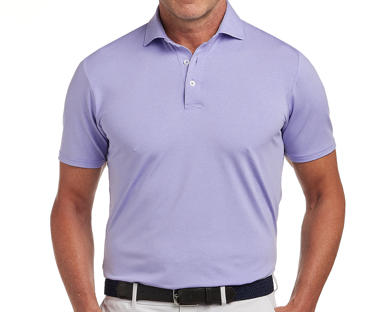 The Holland Shirt: Heathered Lavender