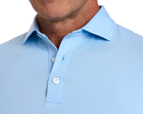 The Holland Shirt: Heathered Vista Blue