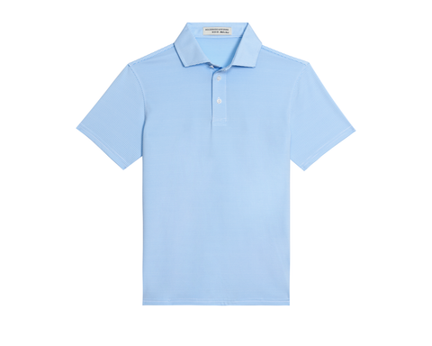 The Perkins Boys Shirt: Vista Blue & White